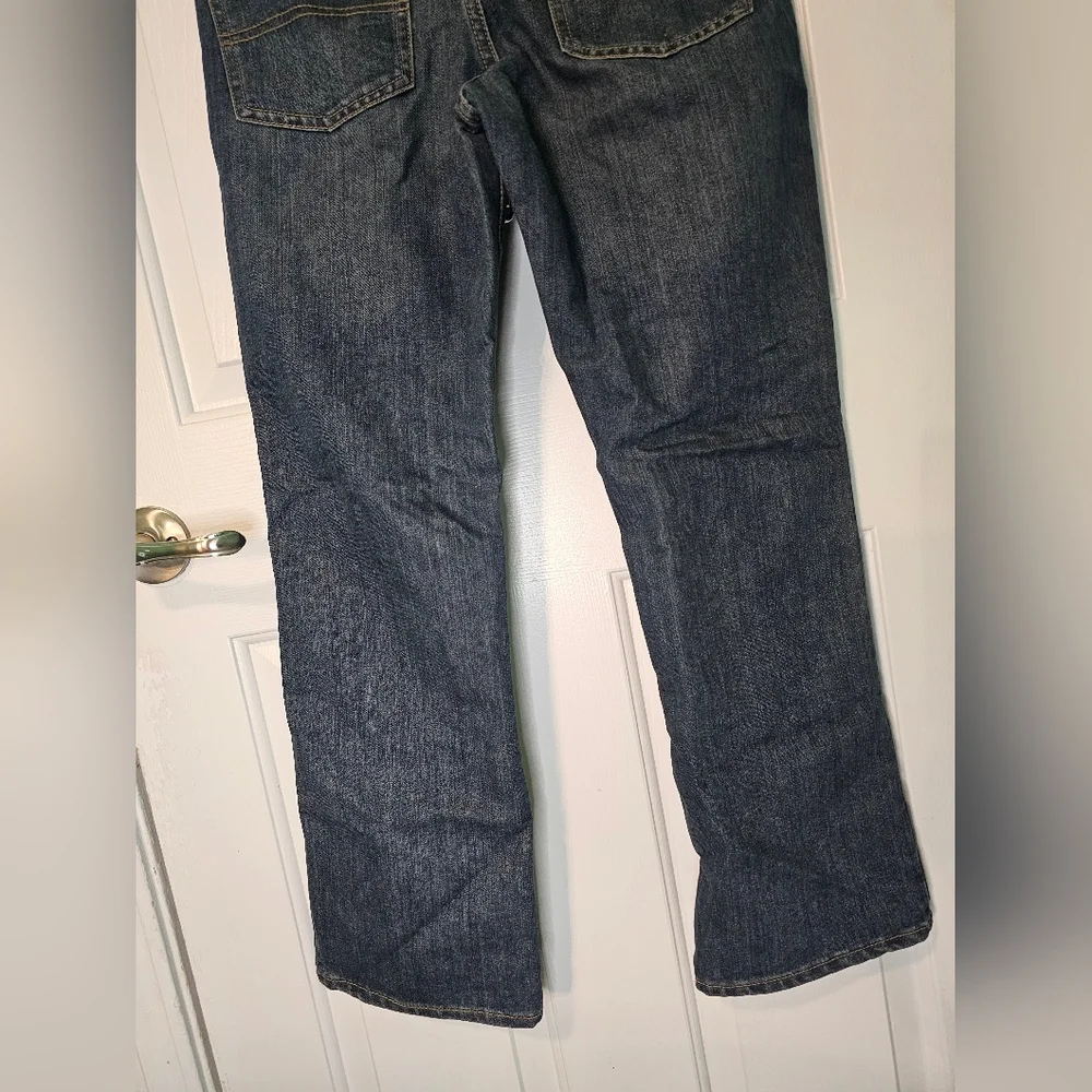 Children's Place Dark Blue Bootcut Jeans Boys Size 14 Husky NWT